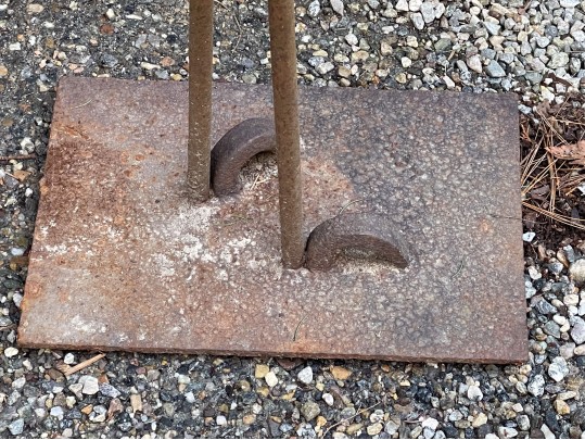 Bill Heise (American, 1942 - 2011) Vintage Found Metal Flamingo Sculpture