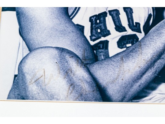 Collection Of 5 Autographed Basketball Photographs 