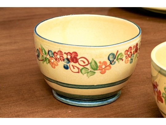 French 25 Piece Terre Provence Ceramic Service