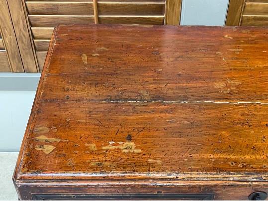 Asian Hand Painted And Carved Wooden Storage Chest