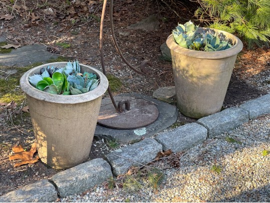 Lovely Pair Of Outdoor Garden Planters