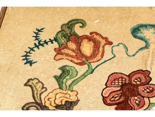 Antique Hand Painted Folding Games Table