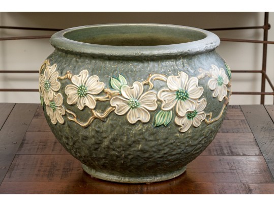 Vintage Roseville 'Dogwood' Ceramic Jardiniere