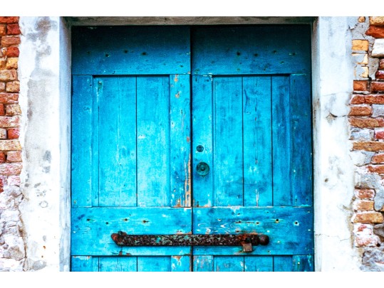 Fabulous Pair Of Decorative Photographic Prints Depicting Doorwells