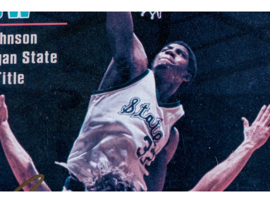 Autographed Magic Johnson Sports Illustrated Cover