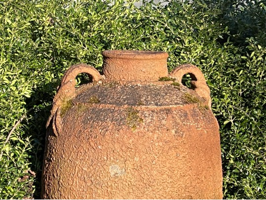 Terracotta And Iron Planters