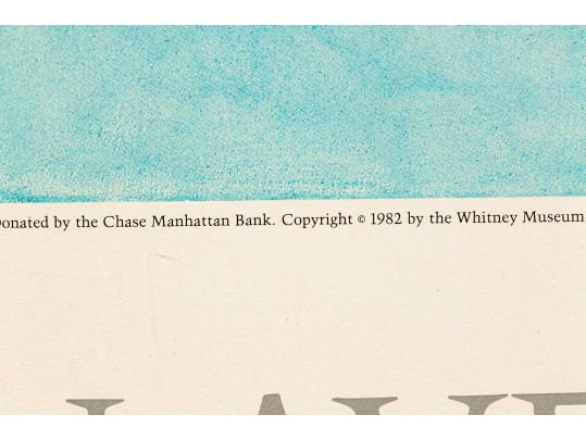 Milton Avery Whitney Museum Exhibition Poster, 1982