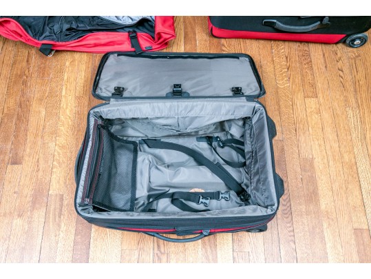 Set Of 5 Swiss, Victorionox Canvas Luggage Pieces