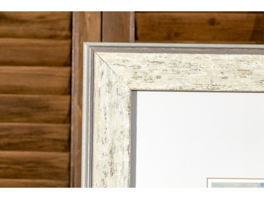 Beautiful Pastel On Paper, Coastal Landscape