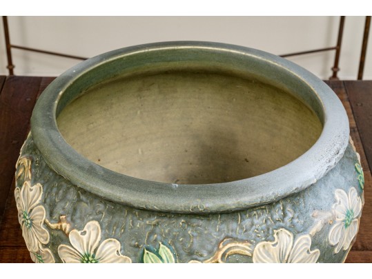 Vintage Roseville 'Dogwood' Ceramic Jardiniere