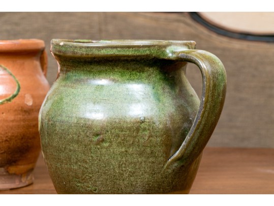 Decorative Semi Antique Collection Of 9 Mixed Media Table Wares