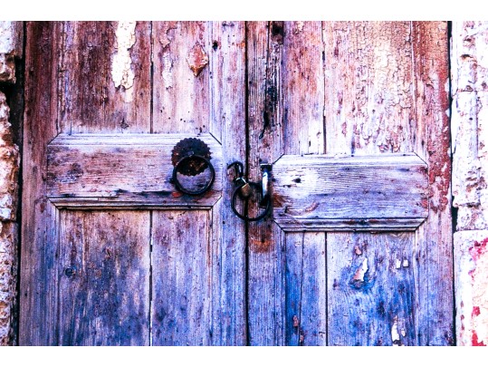 Fabulous Pair Of Decorative Photographic Prints Depicting Doorwells