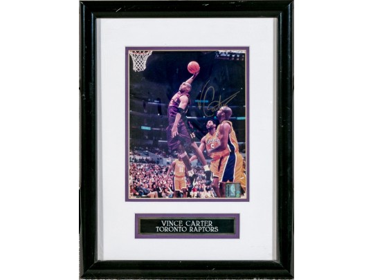 Autographed Vince Carter, Toronto Raptors Memorabilia