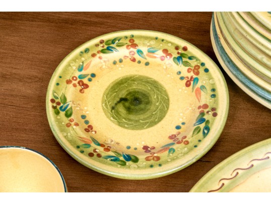 French 25 Piece Terre Provence Ceramic Service