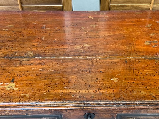 Asian Hand Painted And Carved Wooden Storage Chest