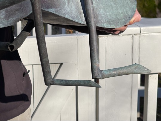 Playful Artisanal Outdoor Cricket Sculpture