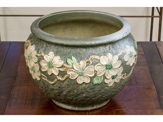 Vintage Roseville 'Dogwood' Ceramic Jardiniere