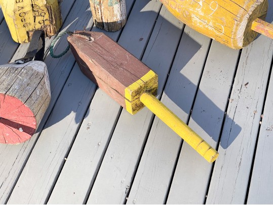 Fantastic Vintage Collection Of Paint Finished Nautical Buoys