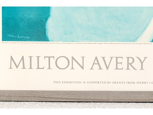 Milton Avery Whitney Museum Exhibition Poster, 1982