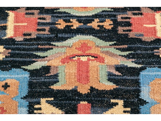 Pair Of Quailty, KILIM Upholstered Ottomans