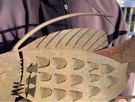 Bill Heise (American, 1942 - 2011) Found Metal Nautical Fish Sculpture