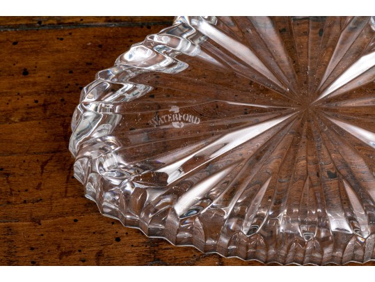 Simon Pearce Crystal Footed Bowl With Waterford Crystal Ring Dish