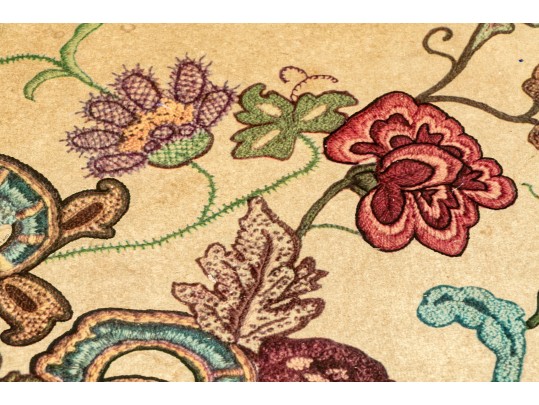 Antique Hand Painted Folding Games Table