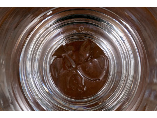 Simon Pearce Crystal Footed Bowl With Waterford Crystal Ring Dish