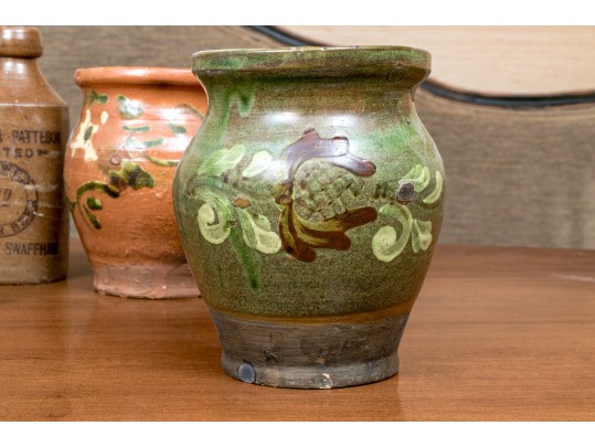 Decorative Semi Antique Collection Of 9 Mixed Media Table Wares