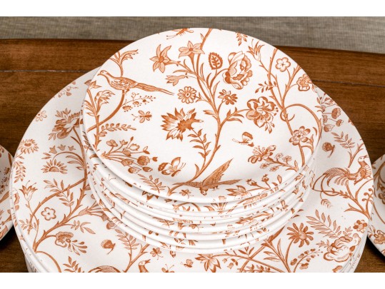 English Laura Ashley “Oriental Garden” Ironstone Dining Service