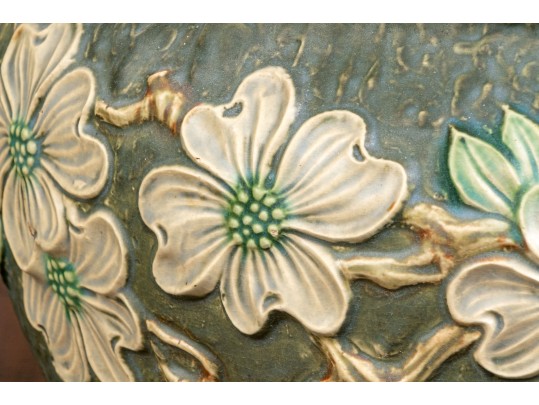 Vintage Roseville 'Dogwood' Ceramic Jardiniere