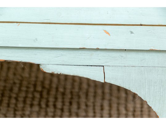 Fabulous Vintage Paint Finished Cedar Blanket Chest 