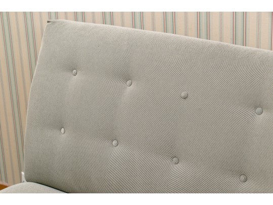 Stylish Crate & Barrel Tufted Sofa