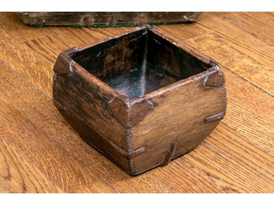 Vintage Collection Of 5 Chinese Rice Buckets And Bowls