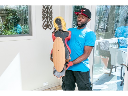 Antique Mixed Media Figurehead 