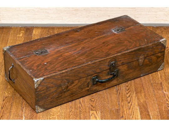 Antique Oak Tool Chest