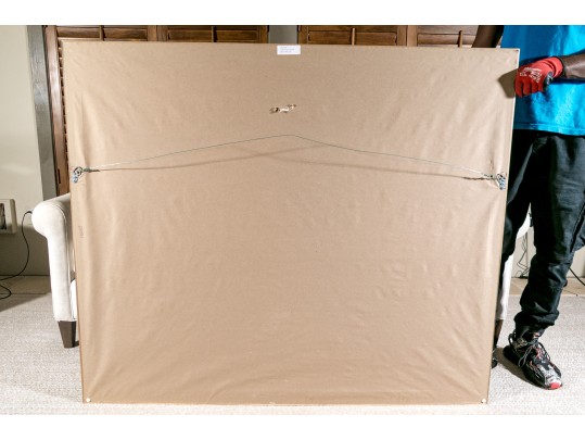 Beautiful Pastel On Paper, Coastal Landscape