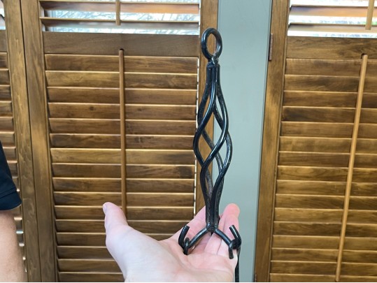 A Pair Of Decorative Glass Hanging Vases