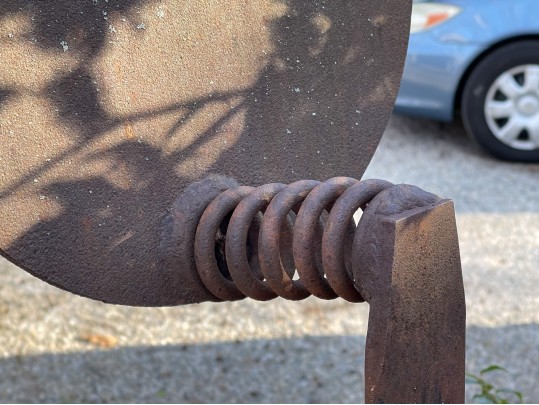 Artisanal Wrought Iron Garden Sculpture