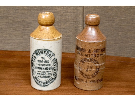 Decorative Semi Antique Collection Of 9 Mixed Media Table Wares