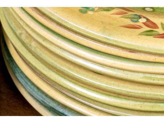 French 25 Piece Terre Provence Ceramic Service