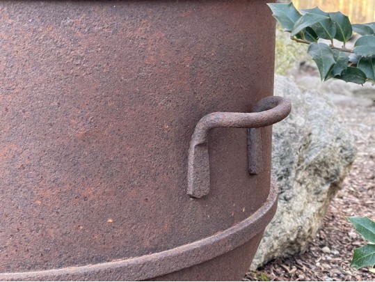 Antique Iron Cauldron
