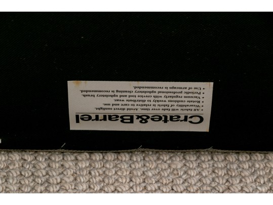 Stylish Crate & Barrel Tufted Sofa