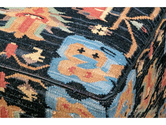 Pair Of Quailty, KILIM Upholstered Ottomans