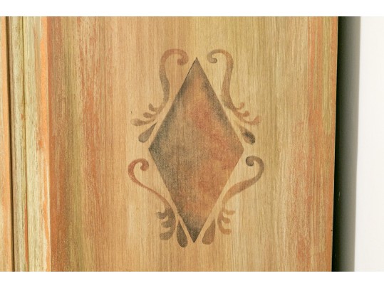 Charming, Provincial Style Corner Cabinet