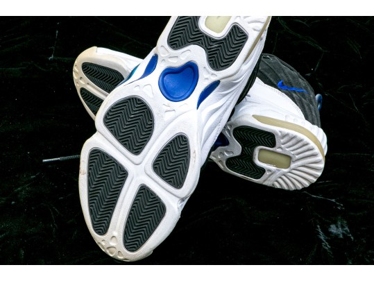 Autographed Allan Houston Basketball Shoes