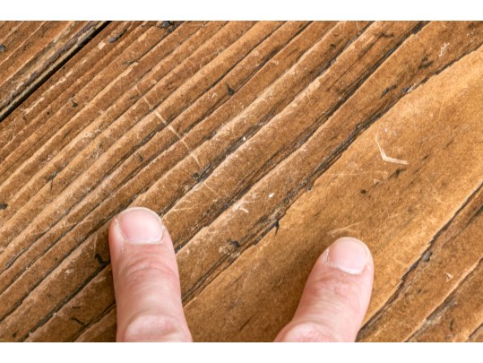 Vintage Oak Single Drawer Console Table