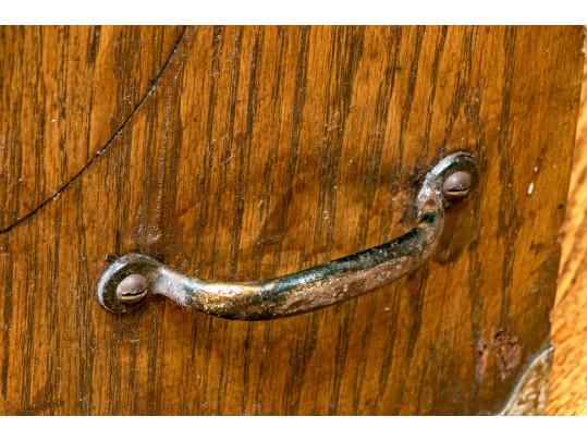 Antique Oak Tool Chest