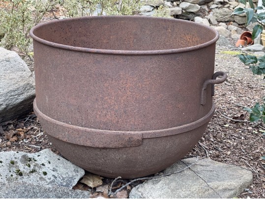 Antique Iron Cauldron