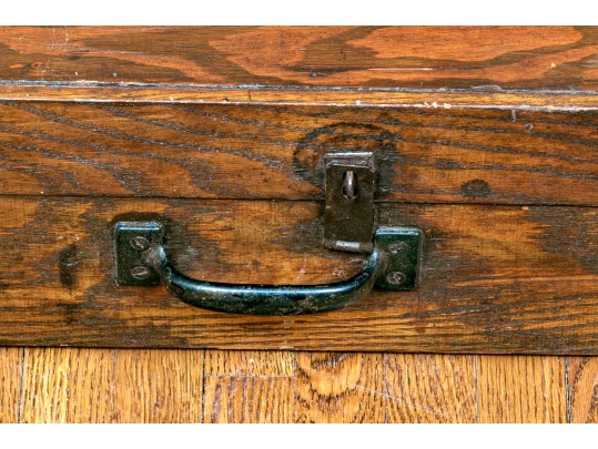 Antique Oak Tool Chest